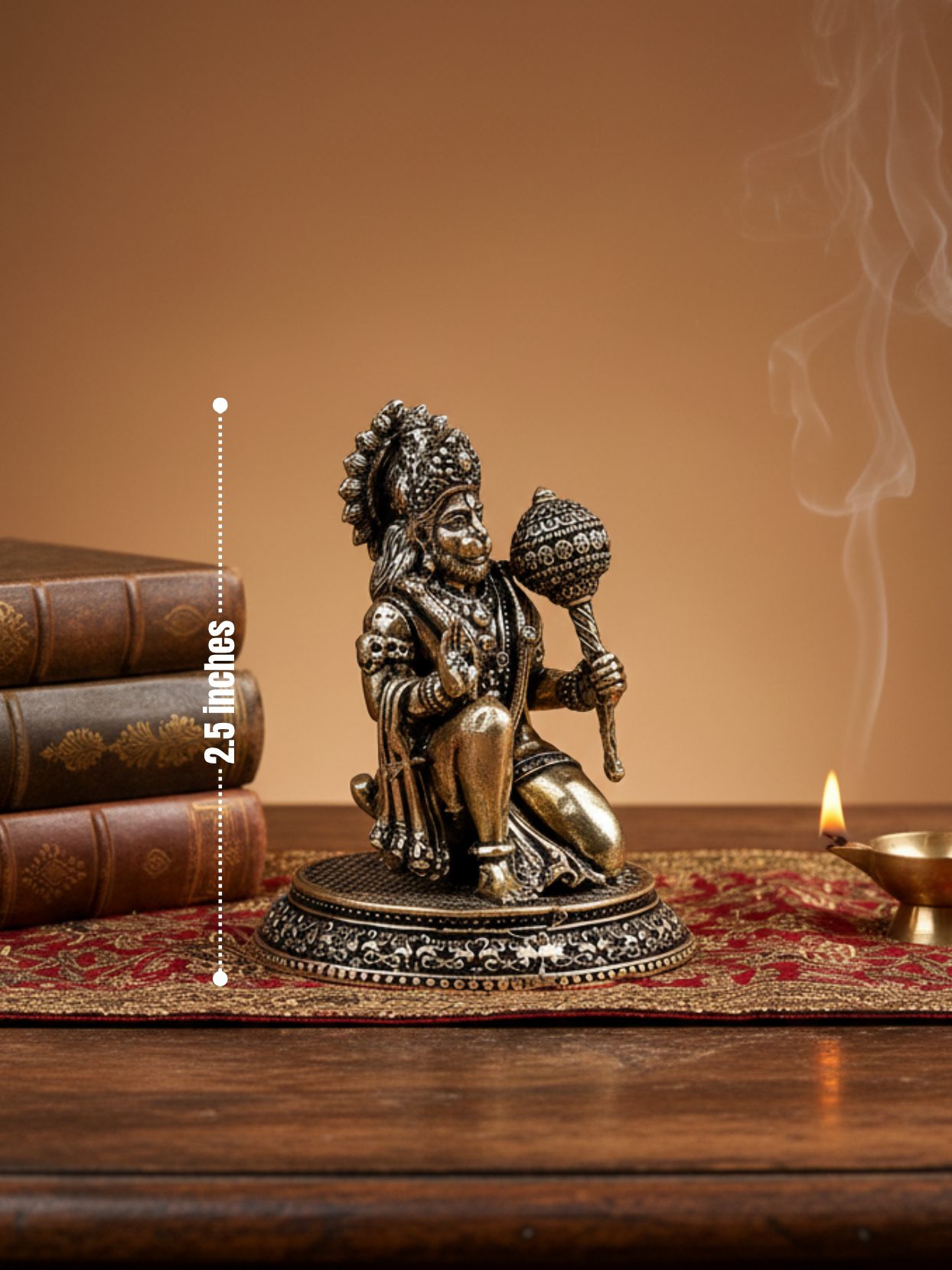 Blessing Bajrangbali Ashtadhatu Idol Energised Hanuman Murti for Home Mandir