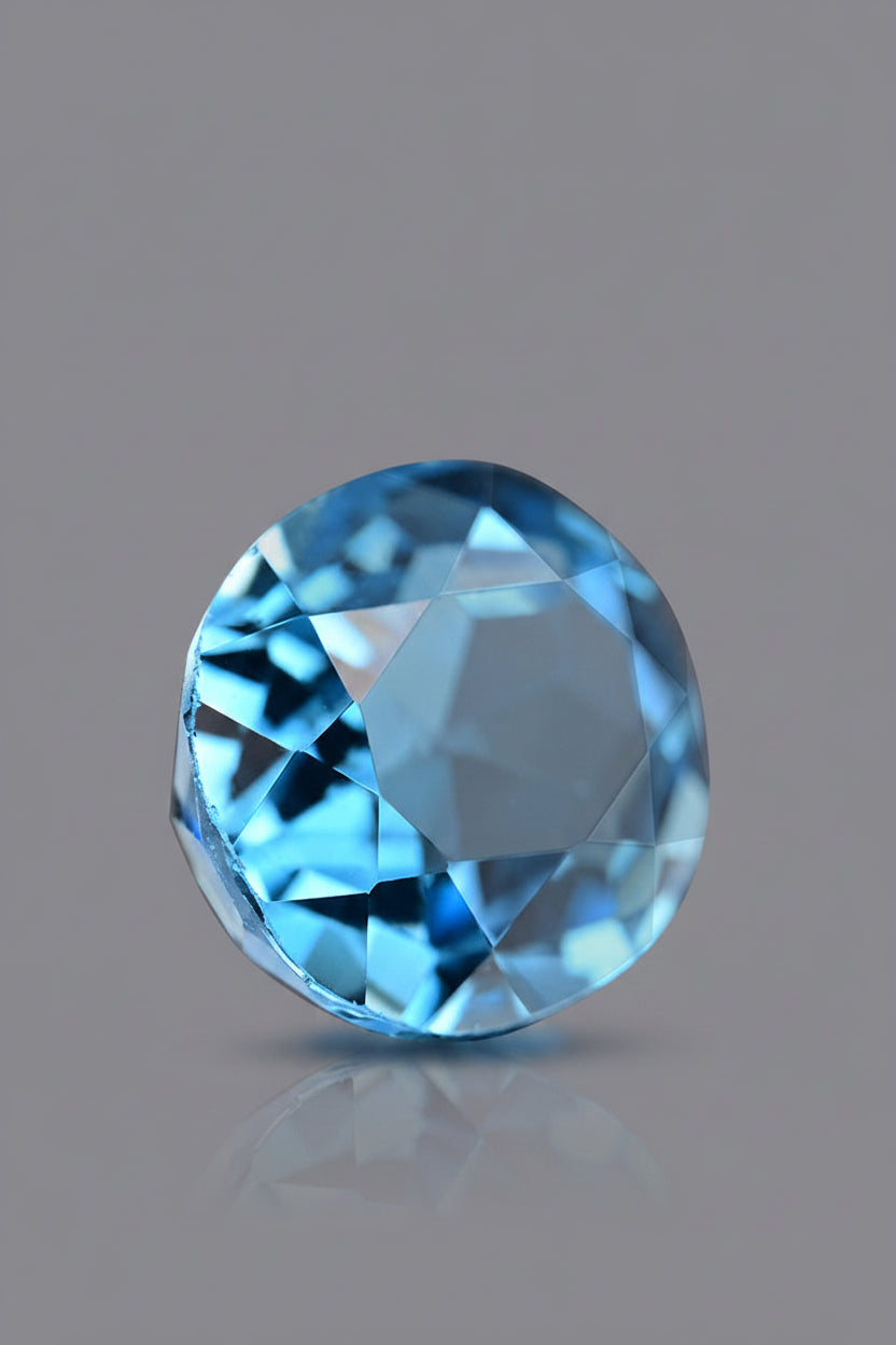 Blue Topaz Stone - 3 Carat Approx