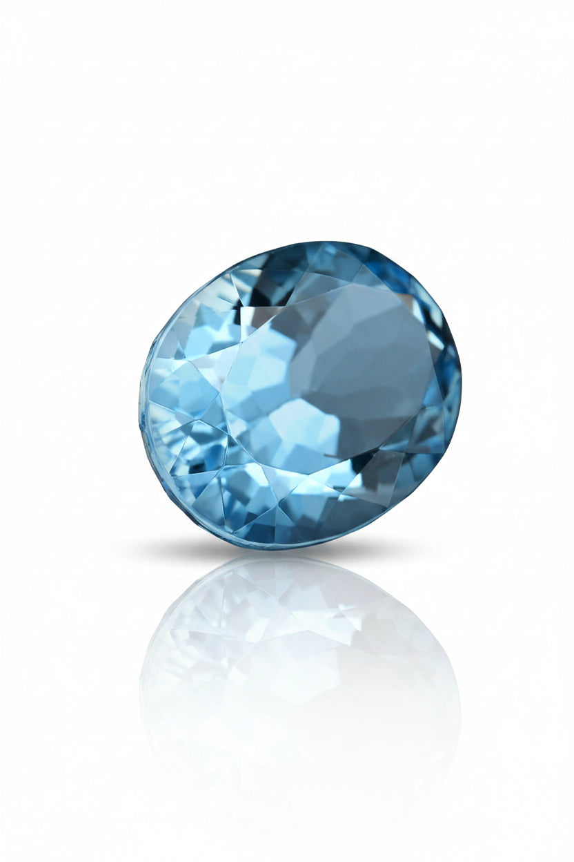 Blue Topaz Stone - 6 Carat Approx