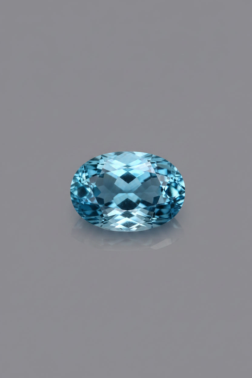 Blue Topaz Stone - 7 Carat Approx