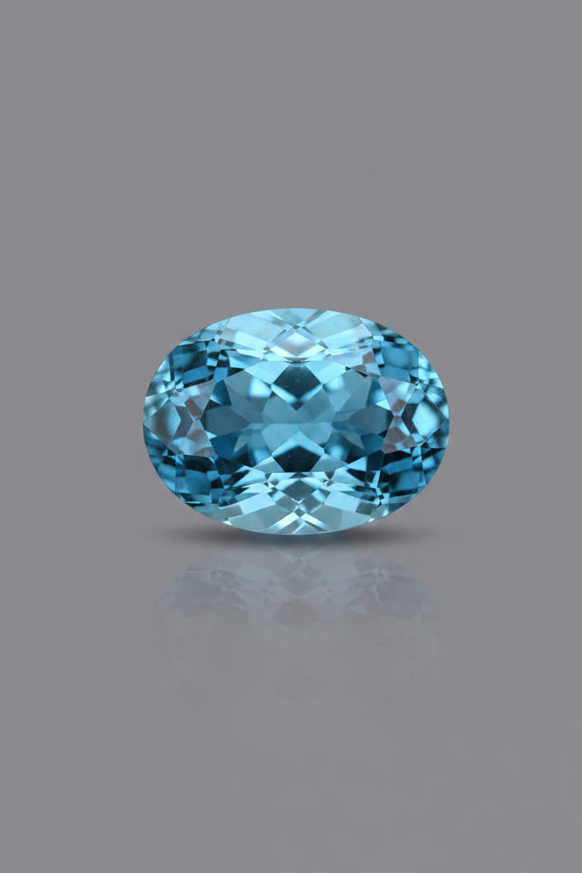 Blue Topaz Stone - 7 Carat Approx