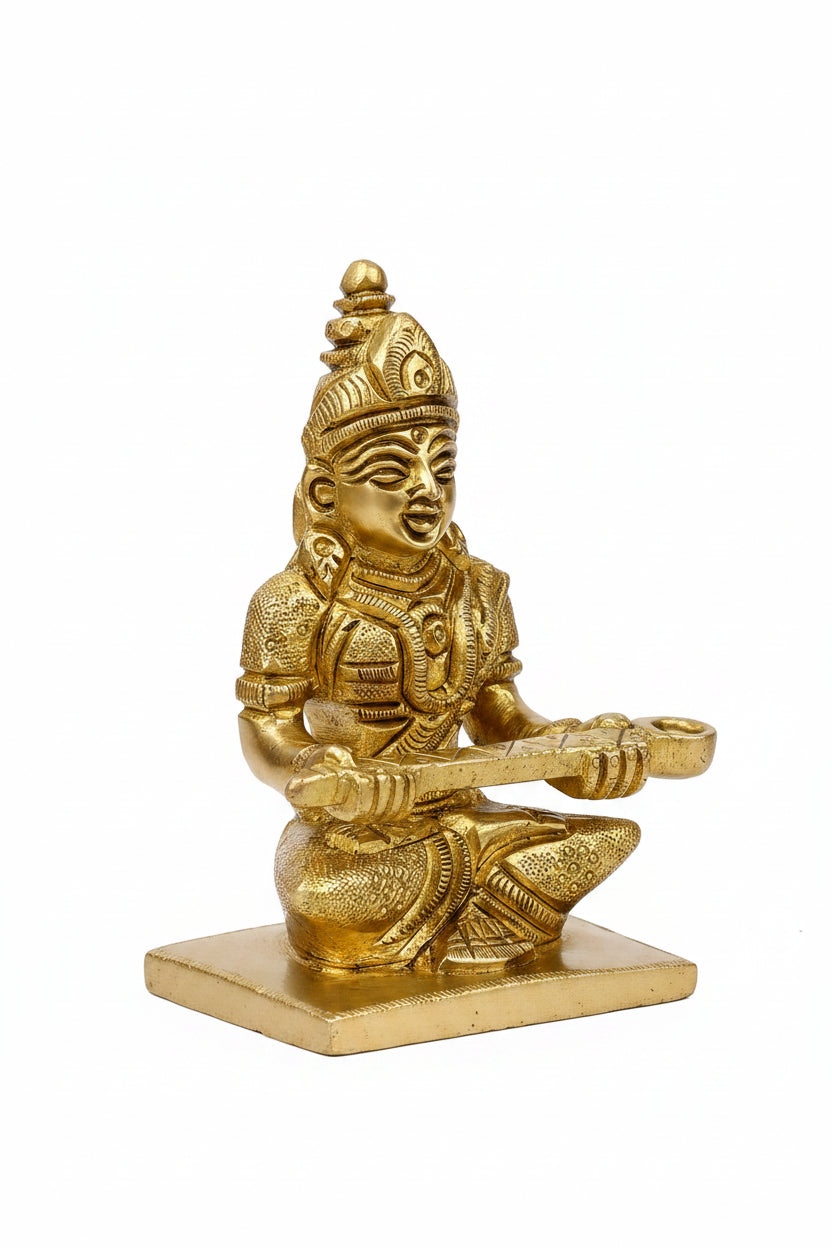 Brass Annapurna Devi Idol Buy Online Premium Handcrafted Murti - ManiMonk