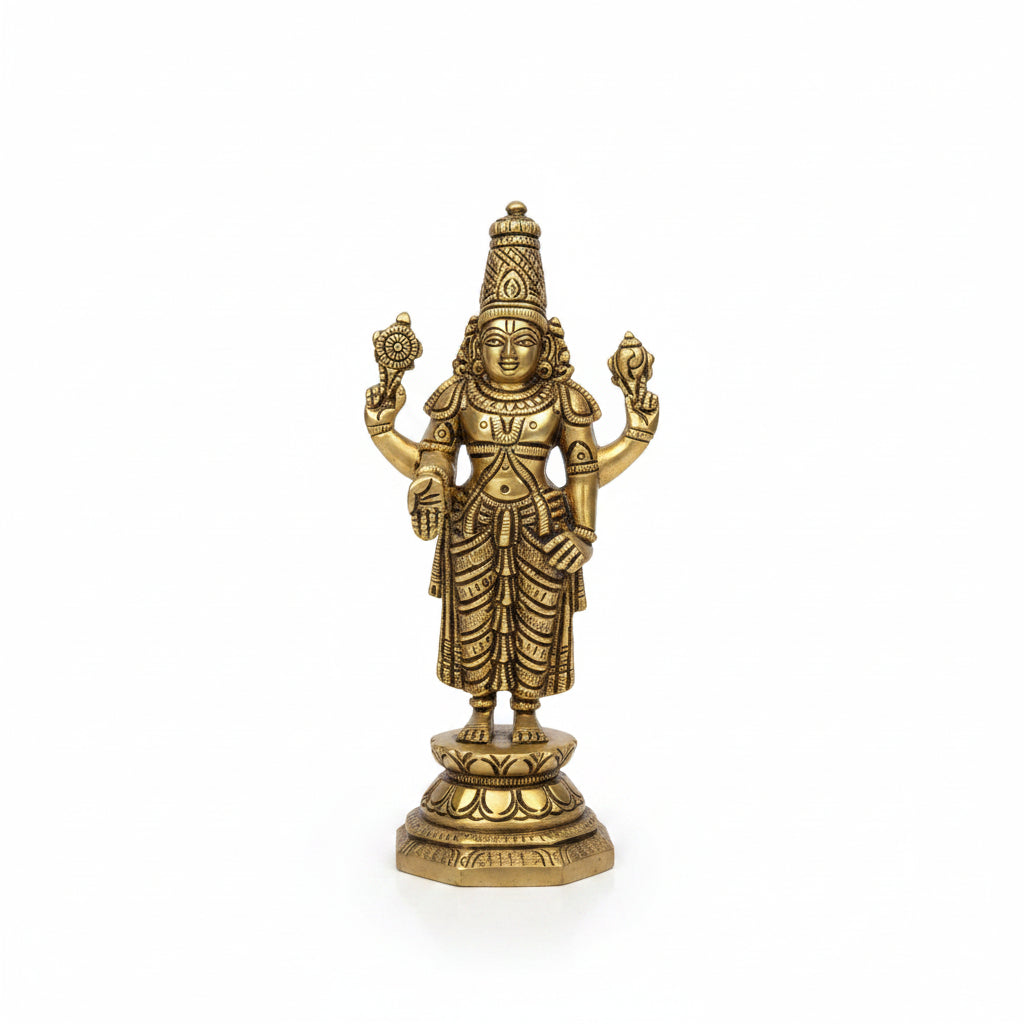 Brass Tirupati Balaji Idol - ManiMonk