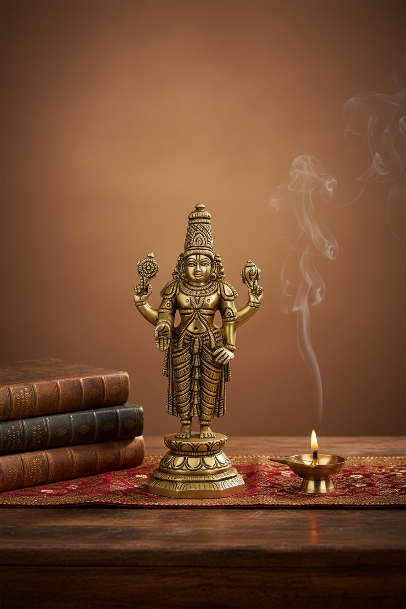 Brass Tirupati Balaji Idol - ManiMonk