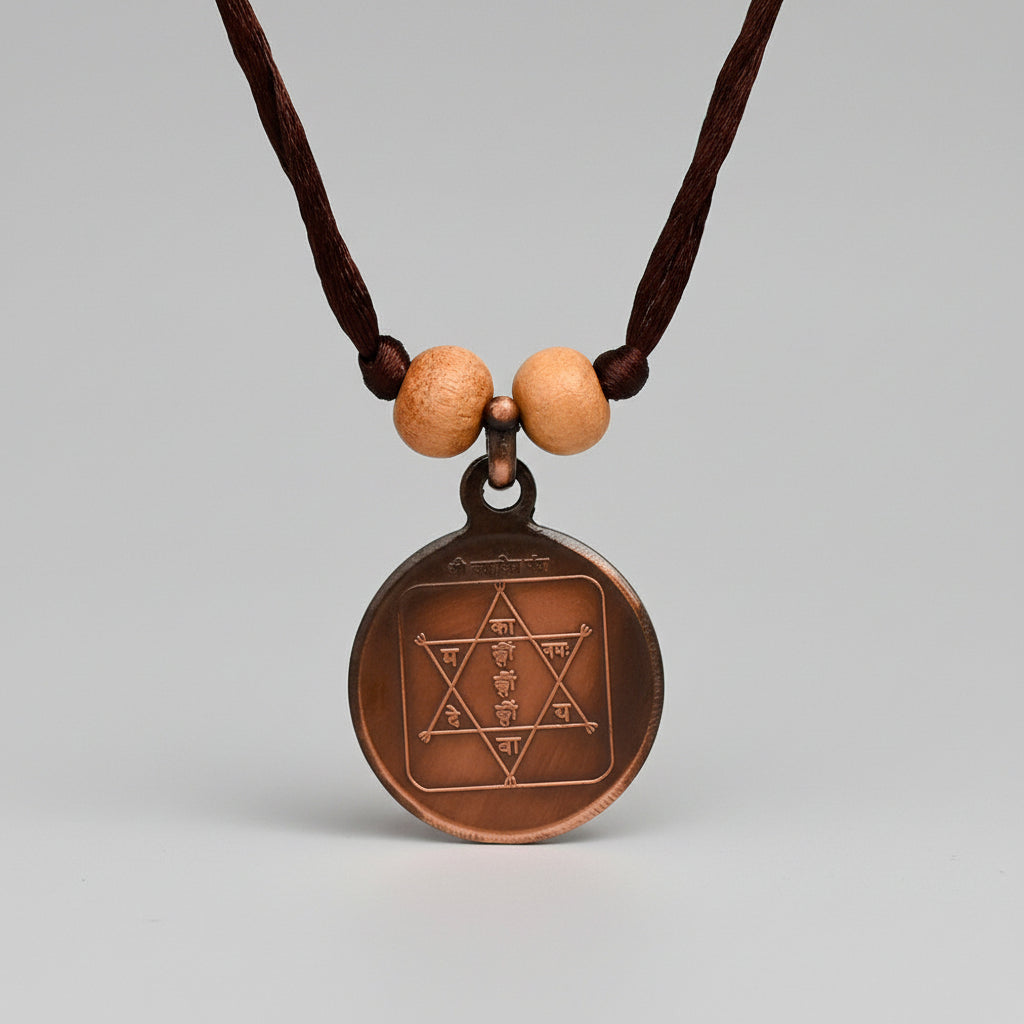 Vashikaran Yantra Copper Locket-Small-With Thread