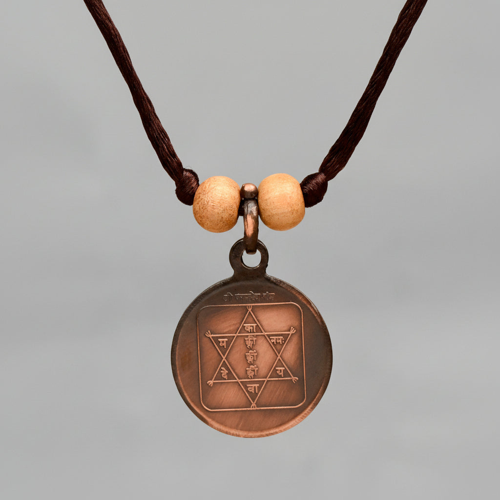 Vashikaran Yantra Copper Locket-Small-With Thread