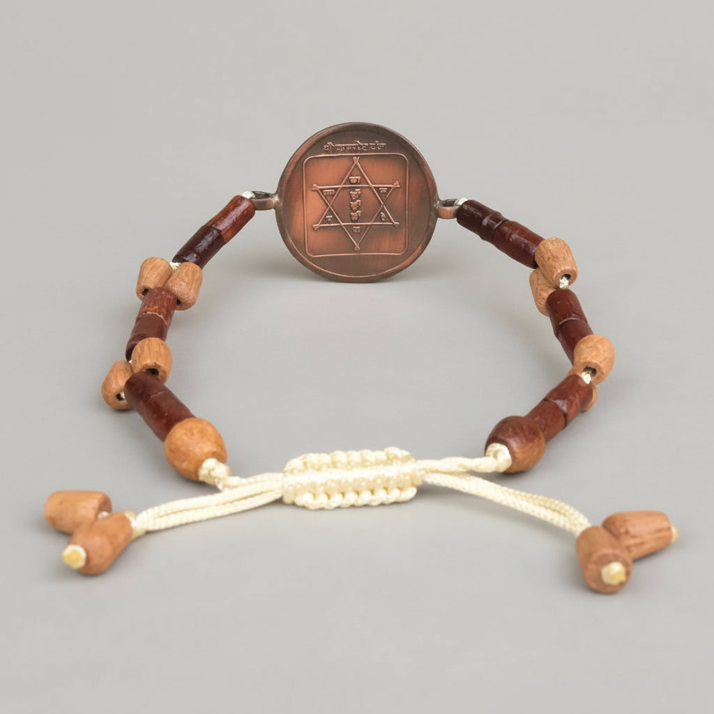 Vashikaran Yantra Bracelet in Copper-With Adjustable Thread