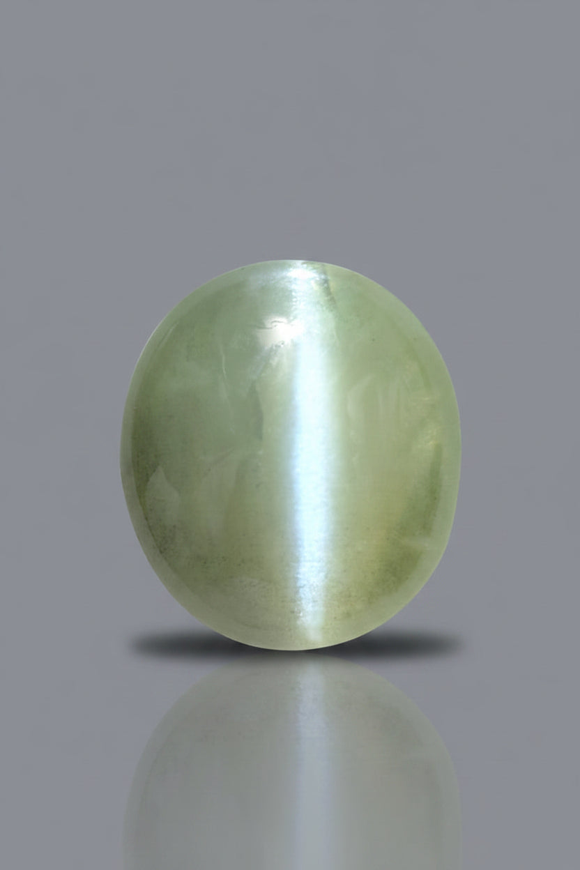 Kanak Kheth Cats Eye Stone - 3 Carat | Rare Golden Chrysoberyl for Ketu