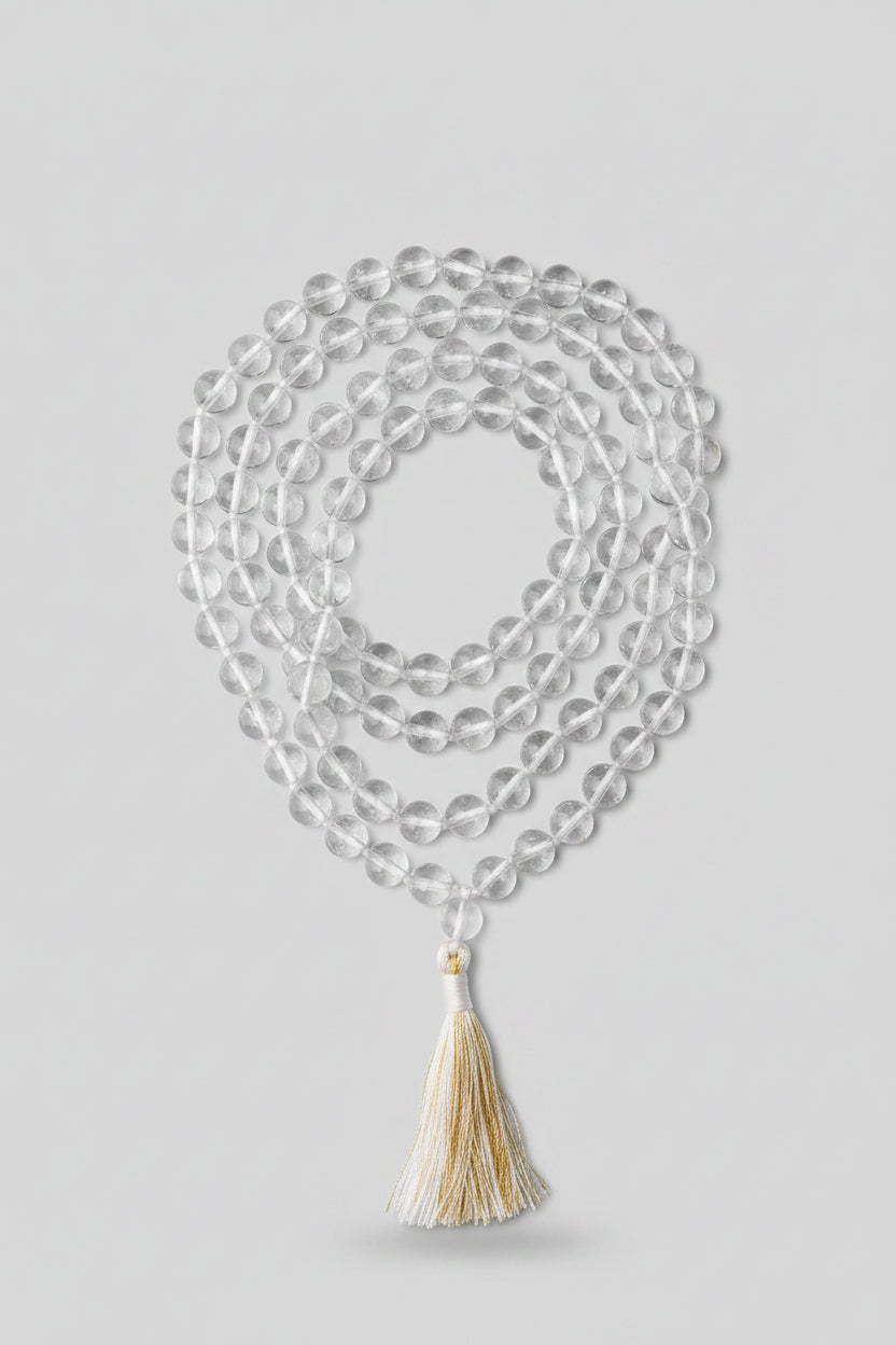 Crystal Quartz/Sphatik Mala
