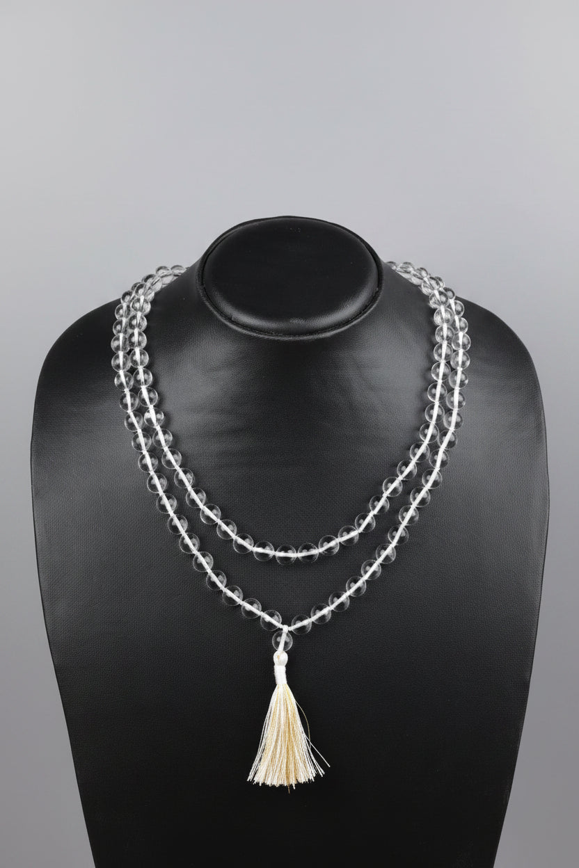 Crystal Quartz/Sphatik Mala