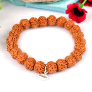5 Mukhi Guru Java Bracelet-9 mm