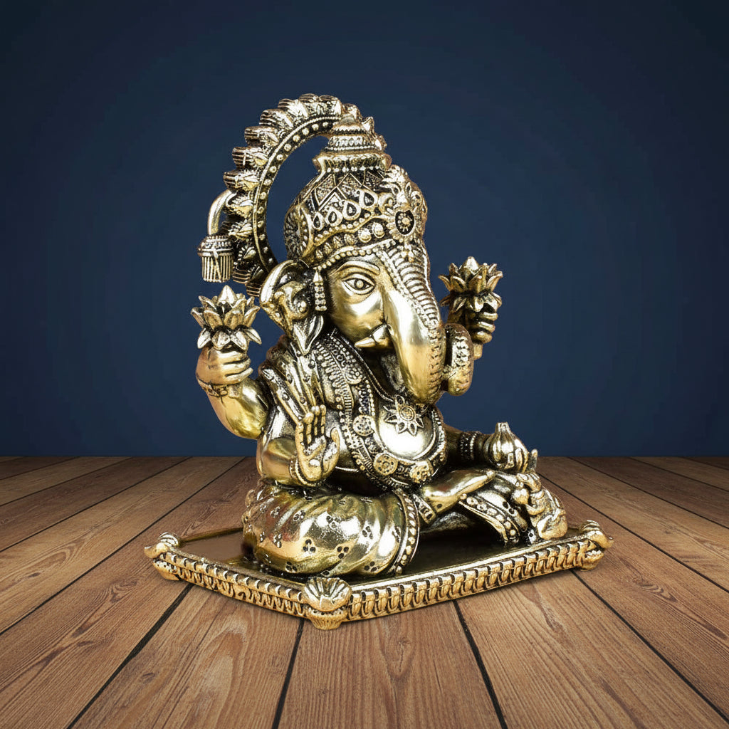 Dagdusheth Ganpati Ashtadhatu Idol