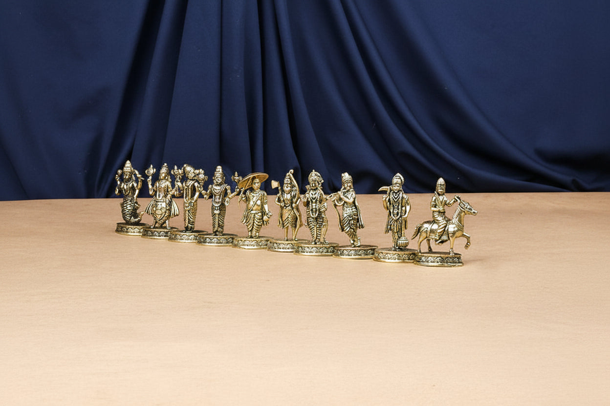 Dashavatar Ashtadhatu Idols Set