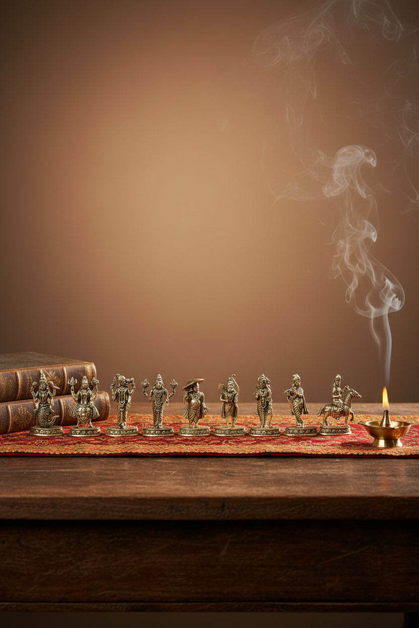 Dashavatar Ashtadhatu Idols Set