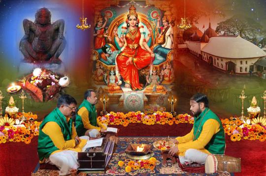 Devi Kavach Paath at Kamakhya Temple-Dhumavati Devi