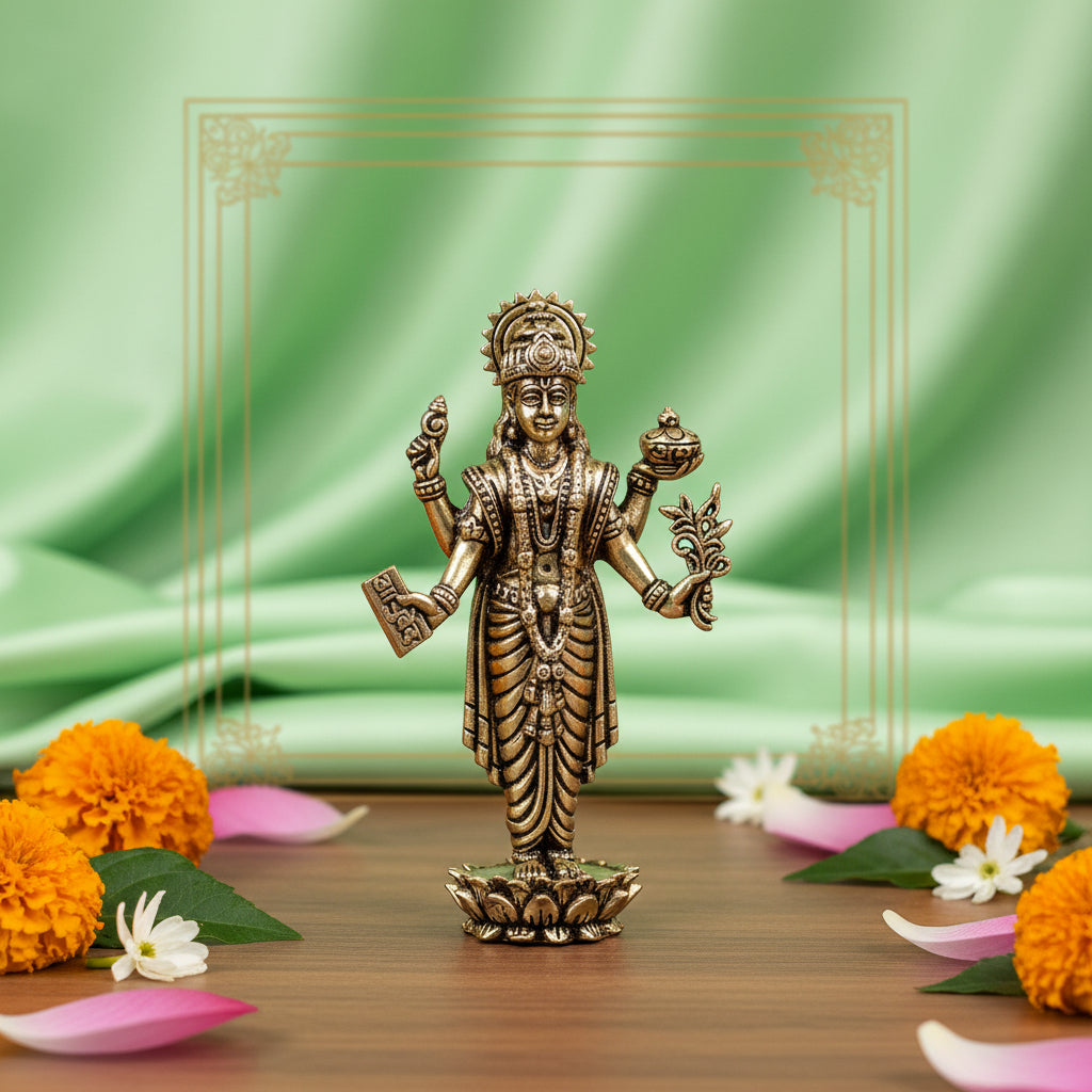 Dhanvantri Ashtadhatu Idol-Large