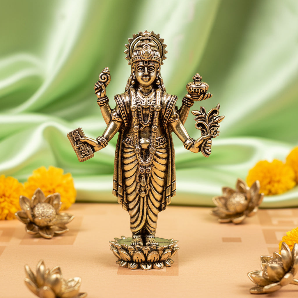 Dhanvantri Ashtadhatu Idol-Large