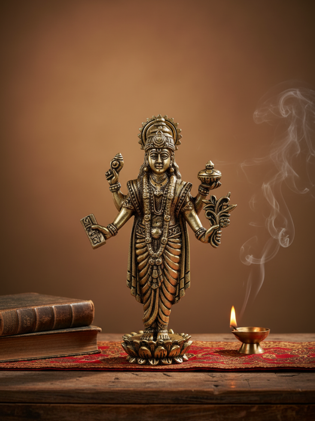 Dhanvantri Ashtadhatu Idol – Large