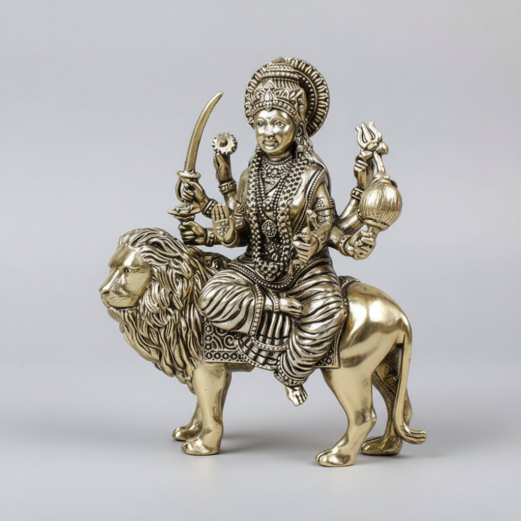 Durga Mata Ashtadhatu Idol