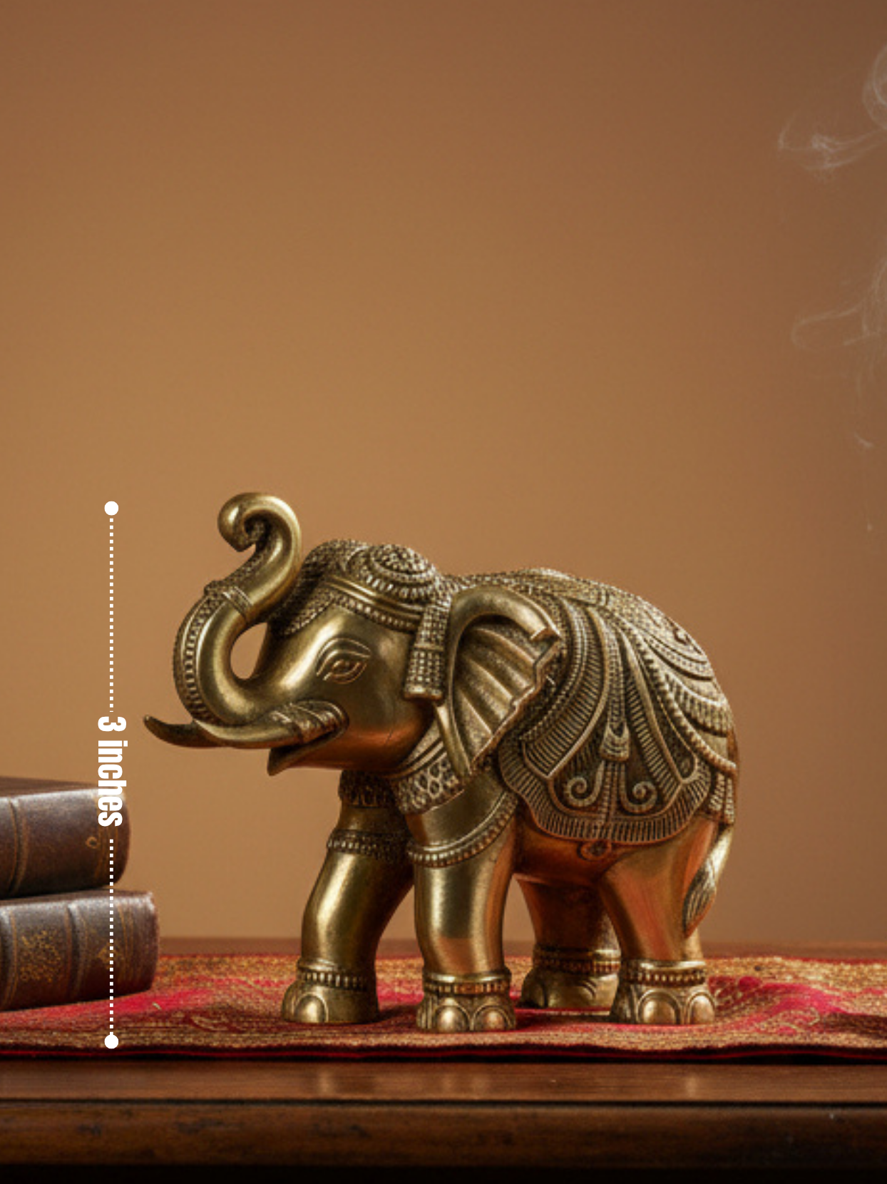 Elephant Gajeshwar Ashtadhatu Idol (Pair of 1)
