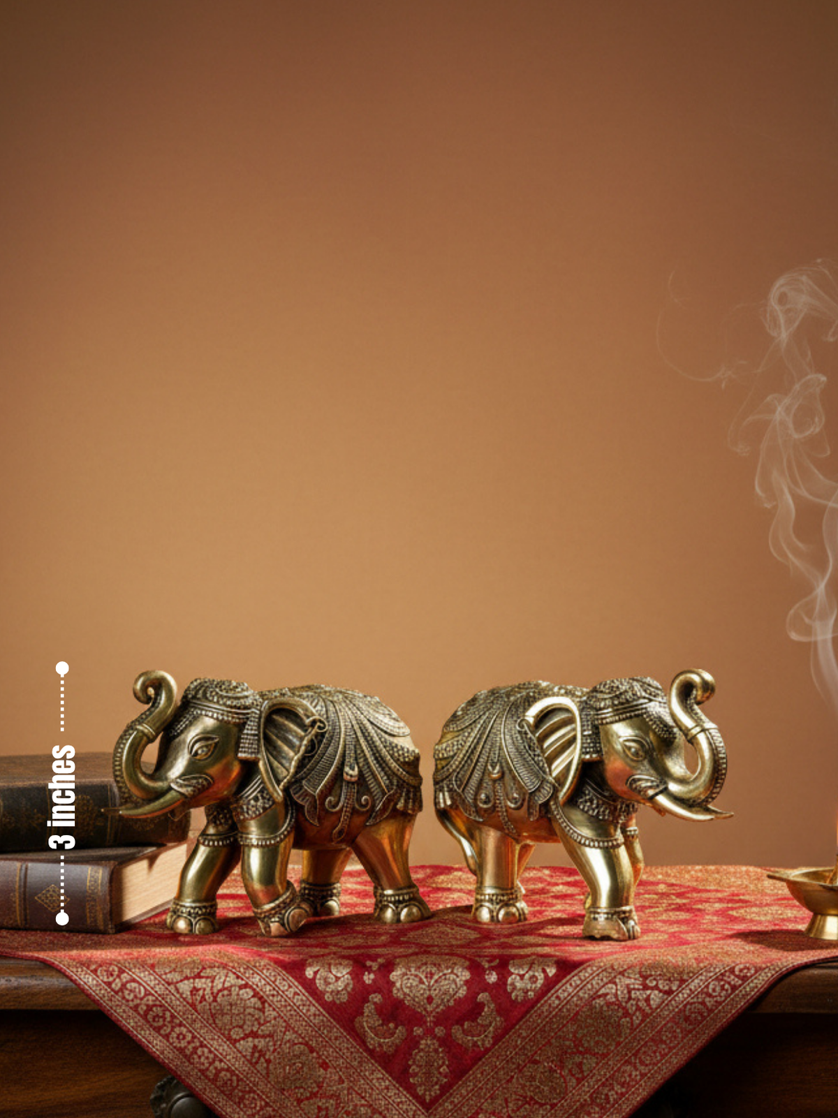 Elephant Gajeshwar Ashtadhatu Idol Pair of 2