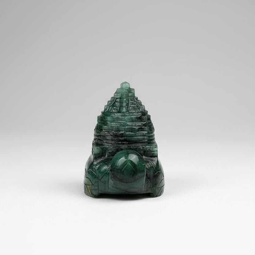 Emerald Kurma Shree Yantra - 358 carats