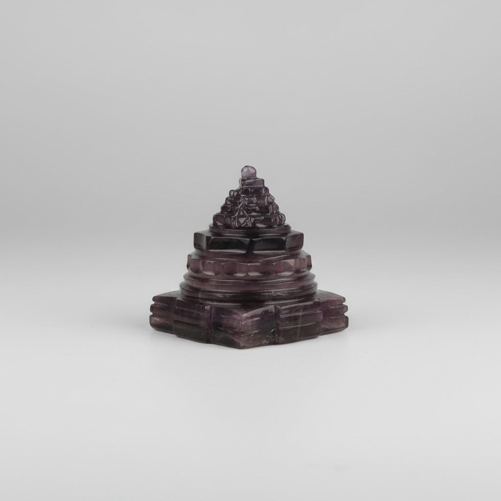 Fluorite Shree Yantra 100 to 110 gms