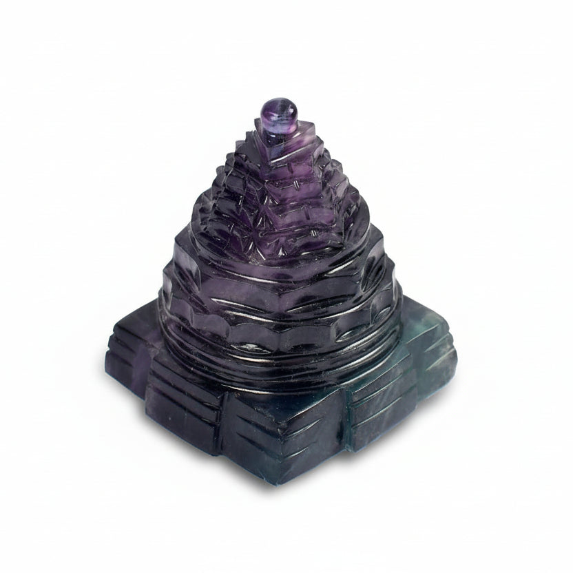 Fluorite Shree Yantra 131 gms