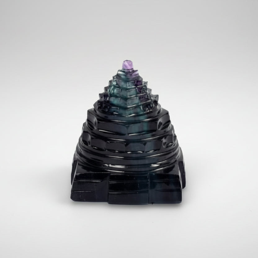 Fluorite Shree Yantra 137 gms