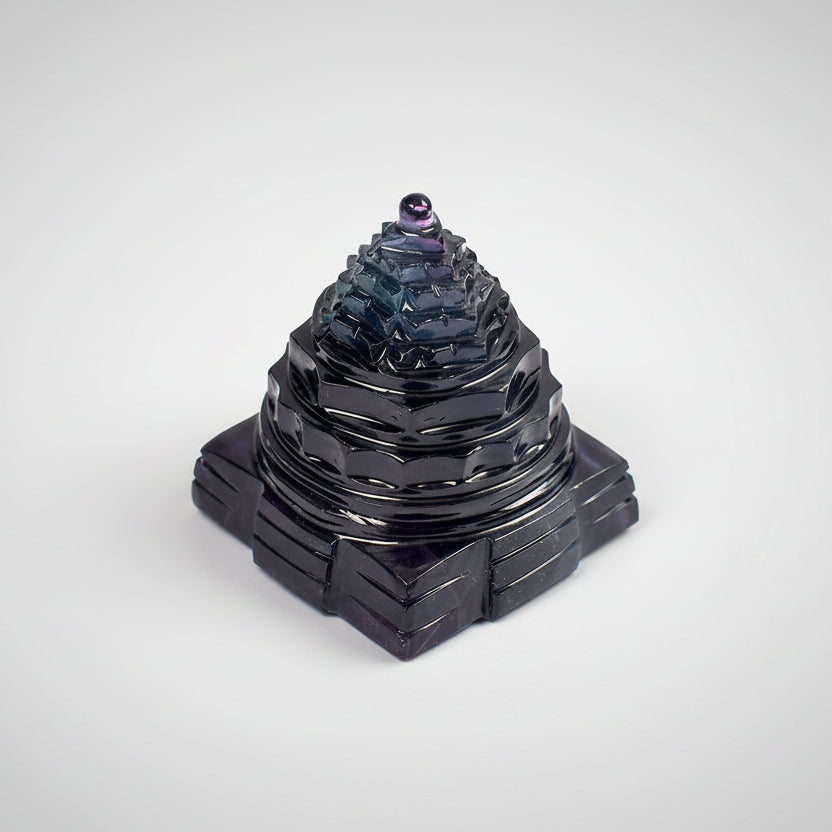 Fluorite Shree Yantra 137 gms