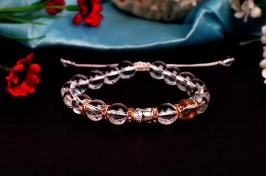 Crystal Buddha Bracelet-Elastic