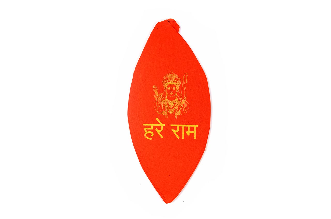 Gomukhi Hare Ram Design-Saffron
