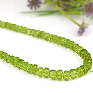 Peridot Faceted Necklace-161.6 Carats