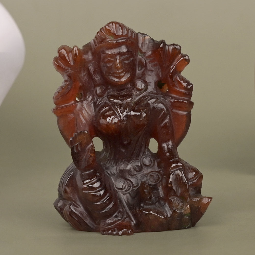 Mahalaxmi Idol in Gomed - 231.50 carats