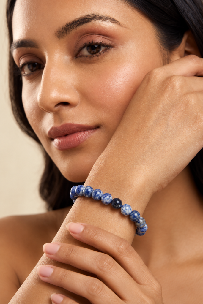 Sodalite Bracelet 8 mm Adjustable