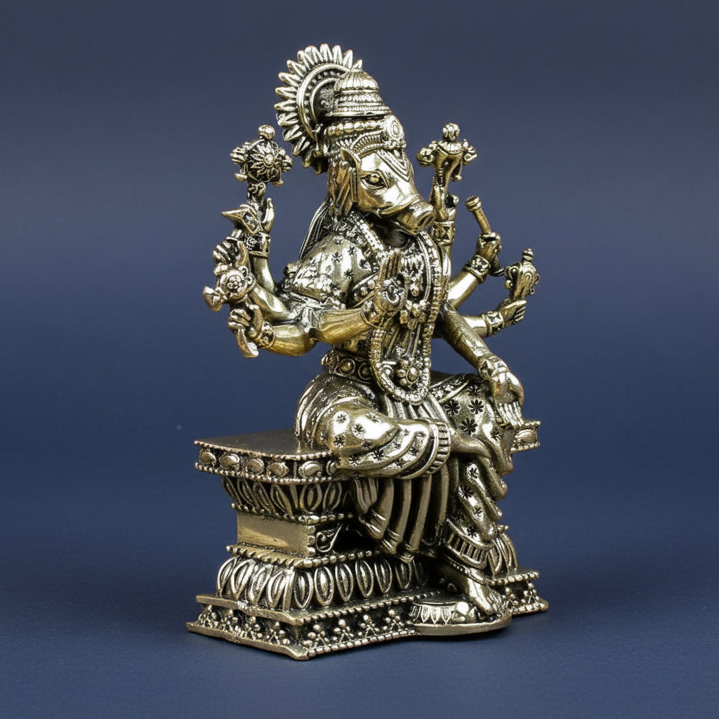 Goddess Varahi Amman Ashtadhatu Idol