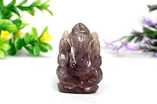 Fluorite Ganesha Idol - 59 gms