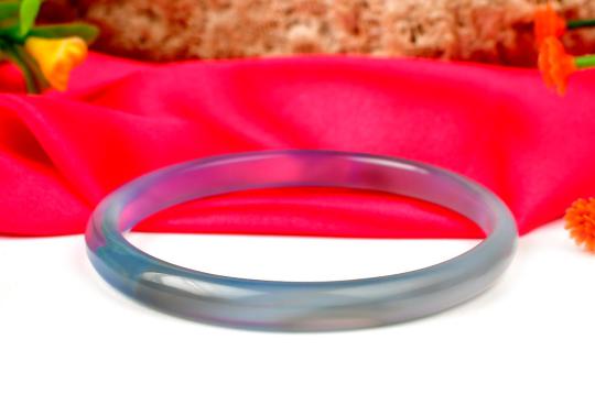 Blue Agate Bangle II