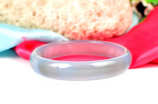 Blue Agate Bangle (VII)