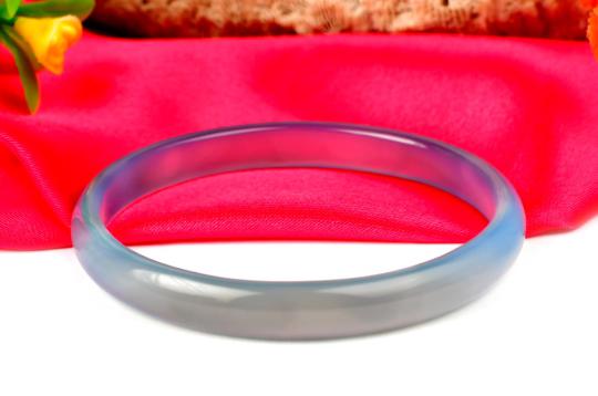 Blue Agate Bangle (IX)
