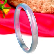 Blue Agate Bangle (IX)