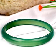 Green Agate Bangle