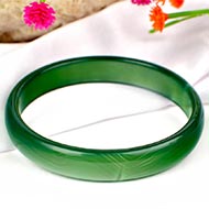 Green Agate Bangle (I)