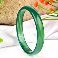 Green Agate Bangle (III)