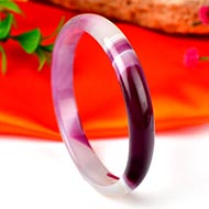 Purple Agate Bangle (VI)