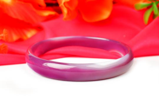 Purple Agate Bangle (IX)