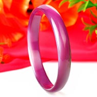 Purple Agate Bangle (IX)