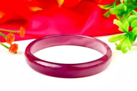 Purple Agate Bangle (XII)
