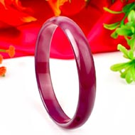 Purple Agate Bangle (XII)