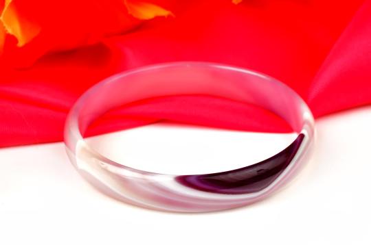 Purple Agate Bangle (XVI)